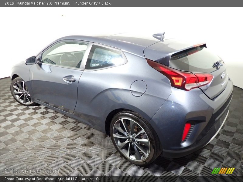 Thunder Gray / Black 2019 Hyundai Veloster 2.0 Premium