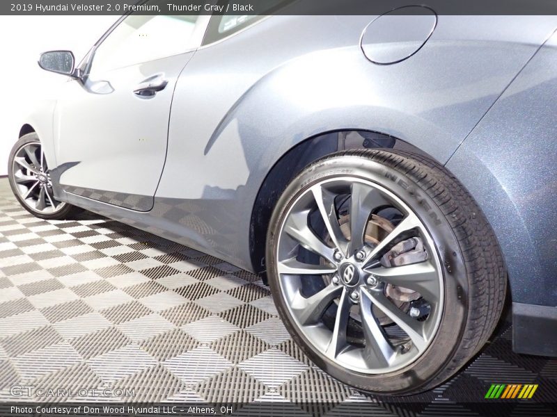 Thunder Gray / Black 2019 Hyundai Veloster 2.0 Premium