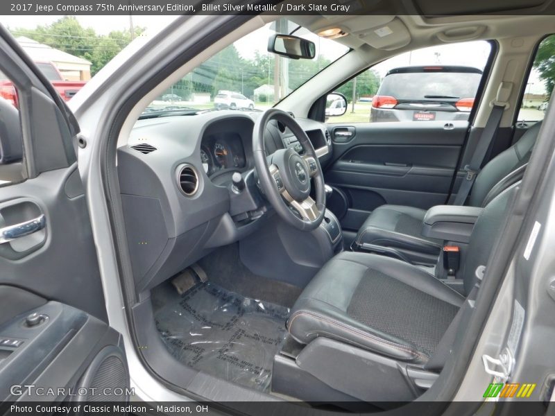 Front Seat of 2017 Compass 75th Anniversary Edition