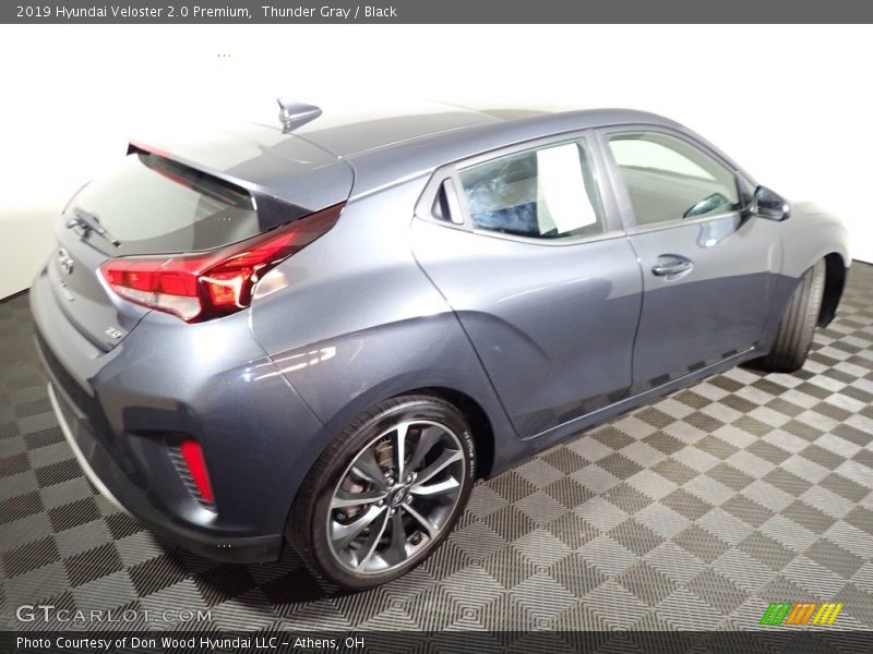 Thunder Gray / Black 2019 Hyundai Veloster 2.0 Premium