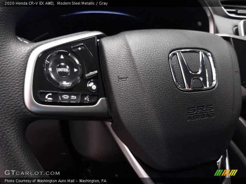 Modern Steel Metallic / Gray 2020 Honda CR-V EX AWD