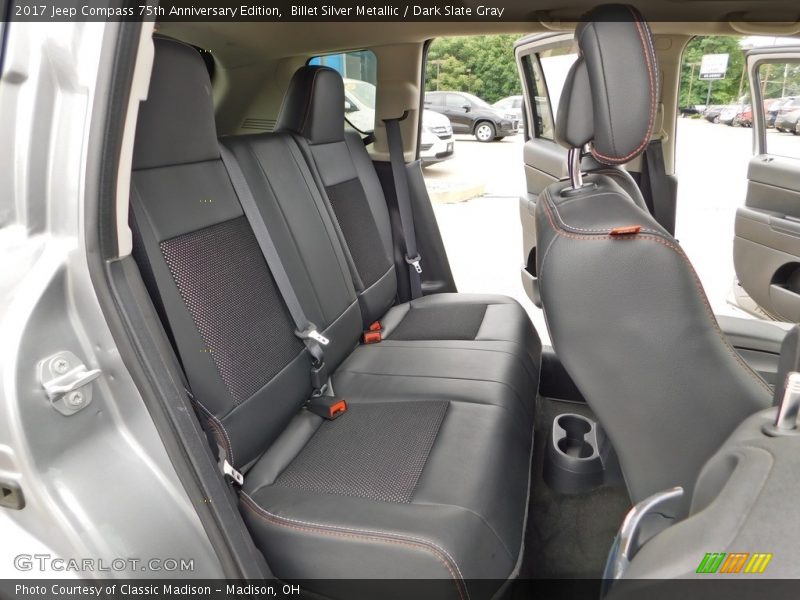 Rear Seat of 2017 Compass 75th Anniversary Edition