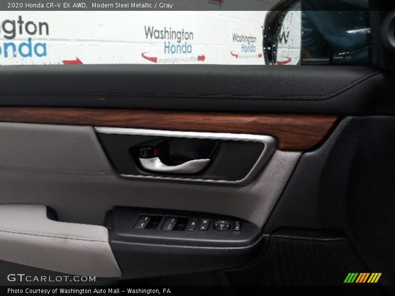 Modern Steel Metallic / Gray 2020 Honda CR-V EX AWD