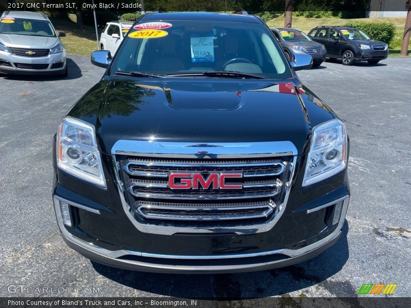 Onyx Black / Saddle 2017 GMC Terrain SLT