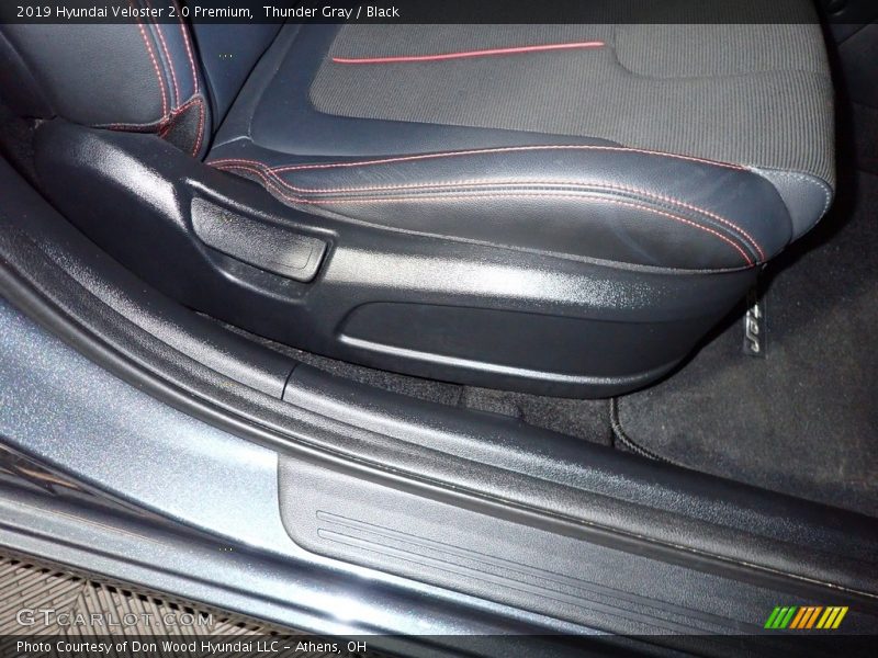 Thunder Gray / Black 2019 Hyundai Veloster 2.0 Premium