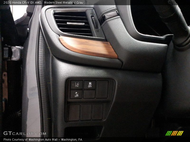 Modern Steel Metallic / Gray 2020 Honda CR-V EX AWD