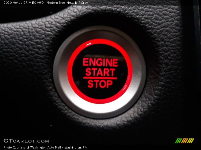 Modern Steel Metallic / Gray 2020 Honda CR-V EX AWD