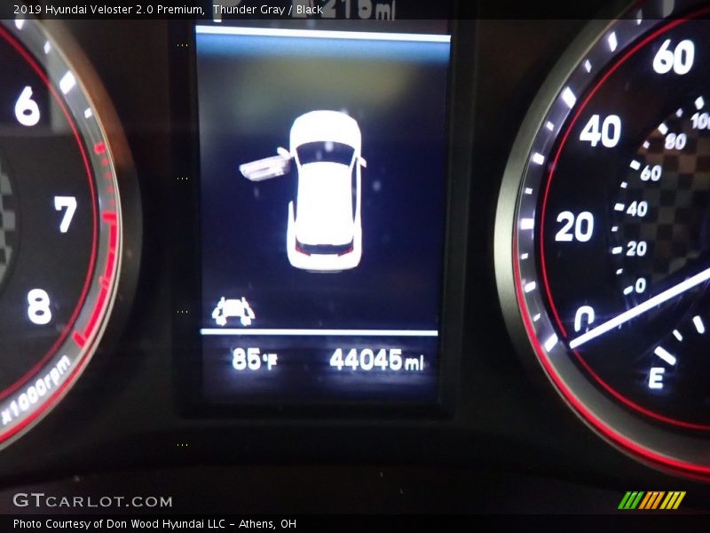 Thunder Gray / Black 2019 Hyundai Veloster 2.0 Premium