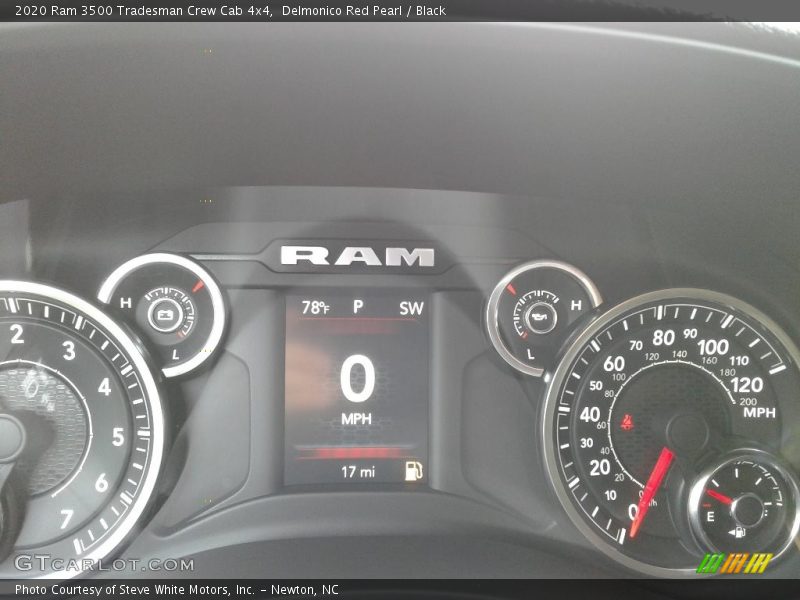 Delmonico Red Pearl / Black 2020 Ram 3500 Tradesman Crew Cab 4x4