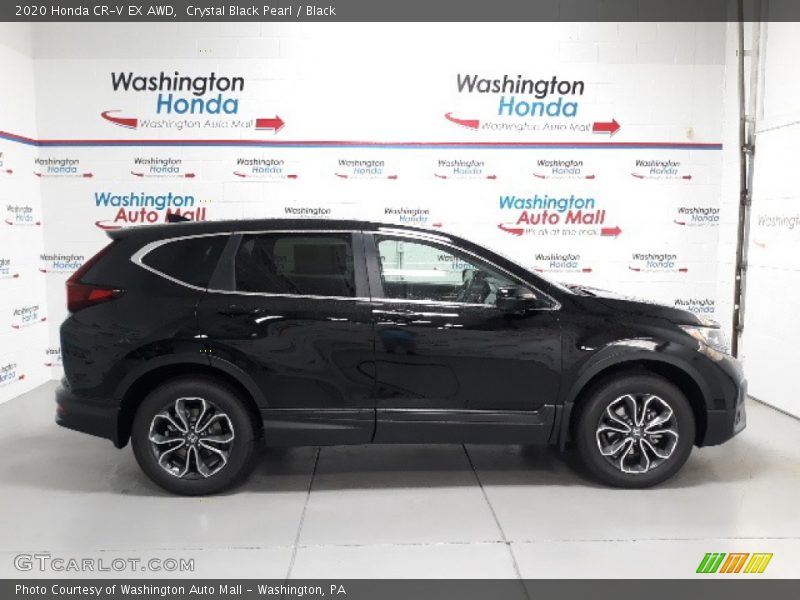 Crystal Black Pearl / Black 2020 Honda CR-V EX AWD