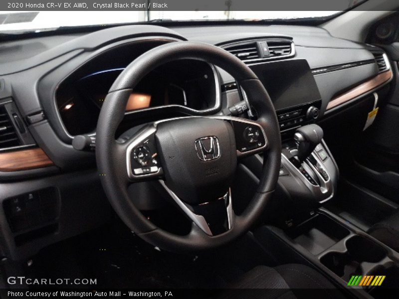 Crystal Black Pearl / Black 2020 Honda CR-V EX AWD