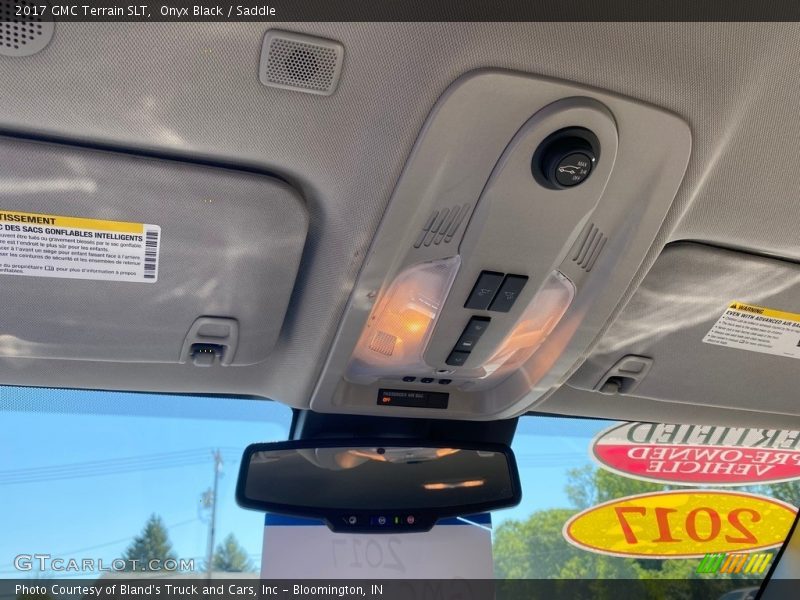 Onyx Black / Saddle 2017 GMC Terrain SLT