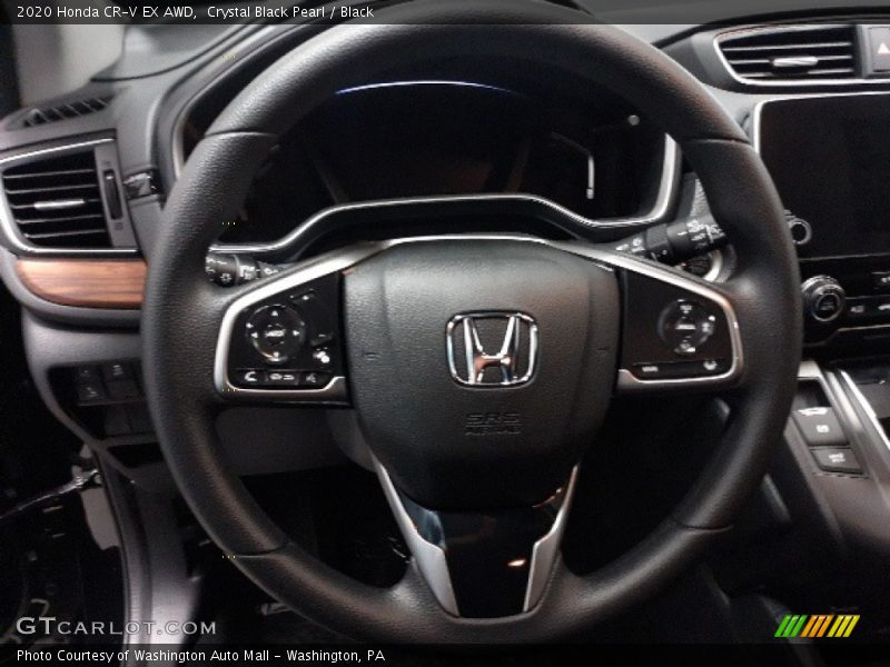 Crystal Black Pearl / Black 2020 Honda CR-V EX AWD