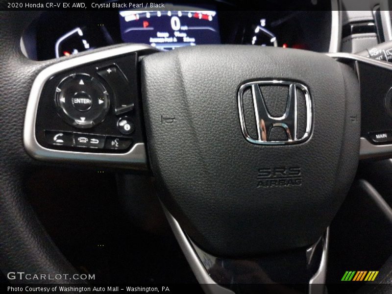 Crystal Black Pearl / Black 2020 Honda CR-V EX AWD