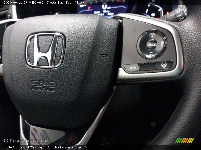 Crystal Black Pearl / Black 2020 Honda CR-V EX AWD