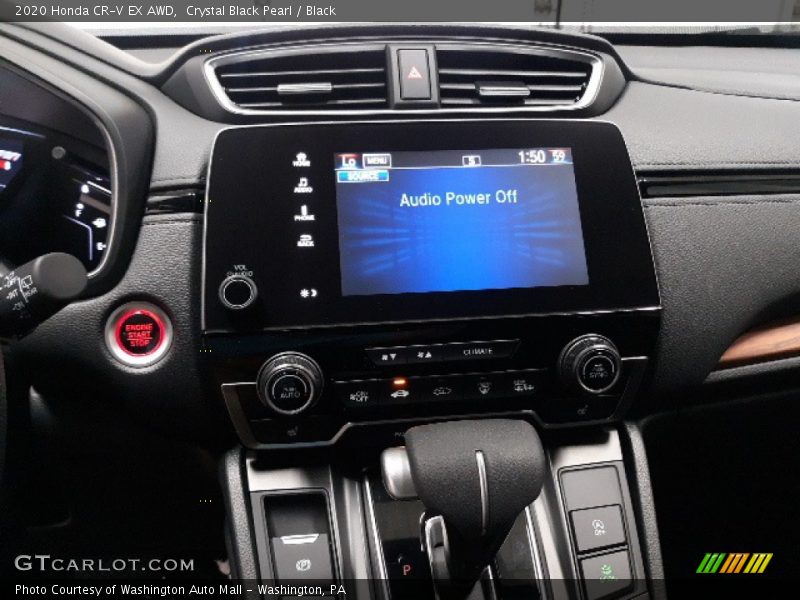 Crystal Black Pearl / Black 2020 Honda CR-V EX AWD