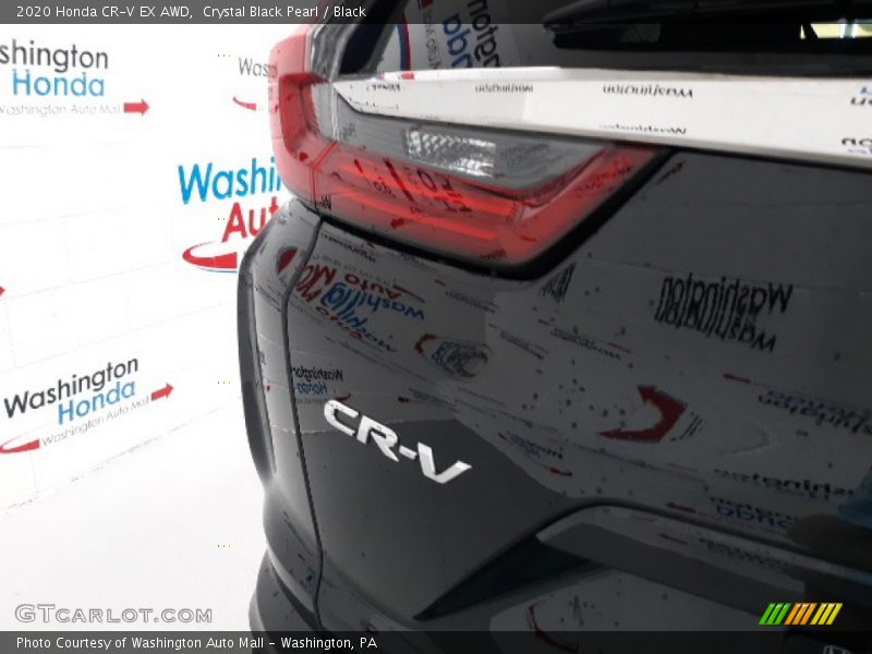 Crystal Black Pearl / Black 2020 Honda CR-V EX AWD