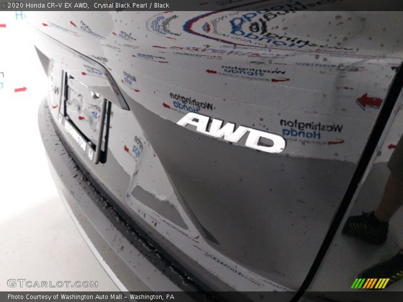 Crystal Black Pearl / Black 2020 Honda CR-V EX AWD
