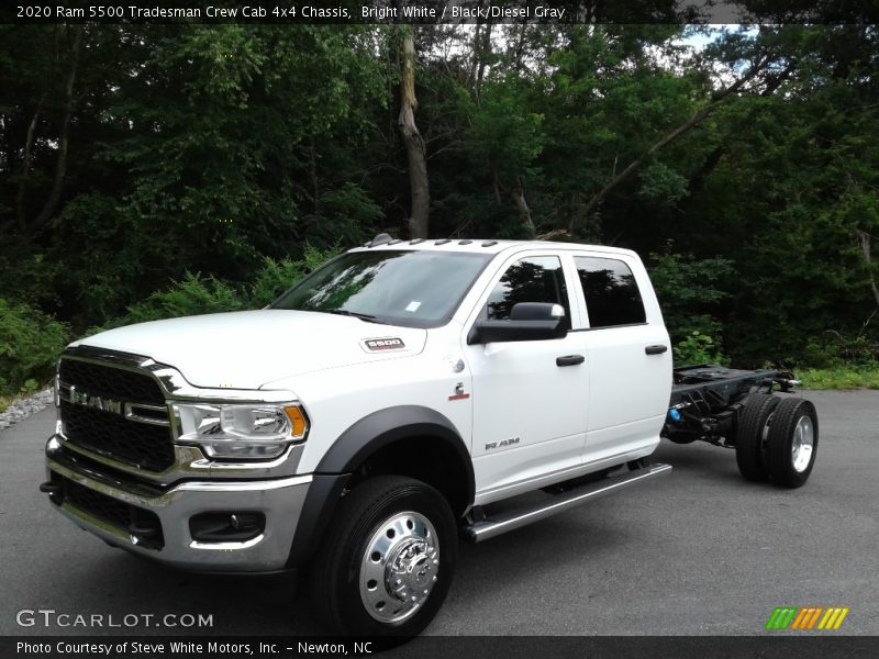 Bright White / Black/Diesel Gray 2020 Ram 5500 Tradesman Crew Cab 4x4 Chassis