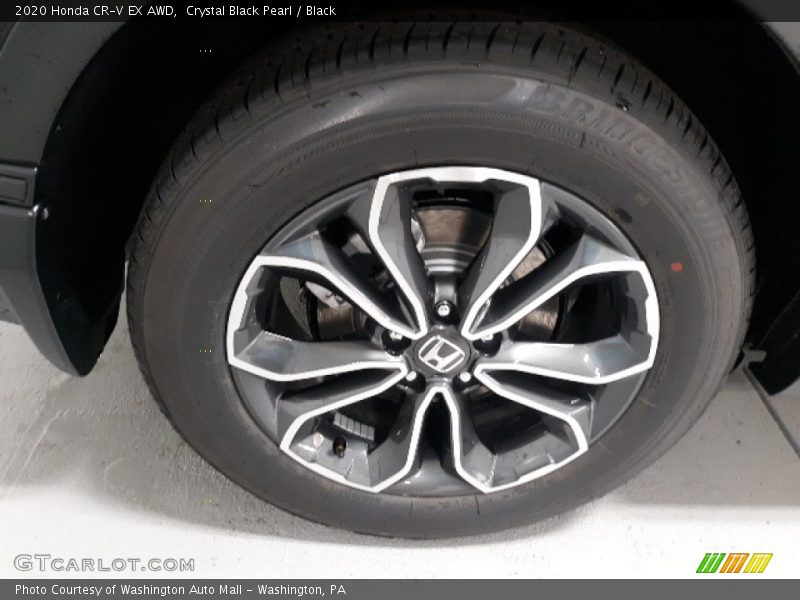 Crystal Black Pearl / Black 2020 Honda CR-V EX AWD