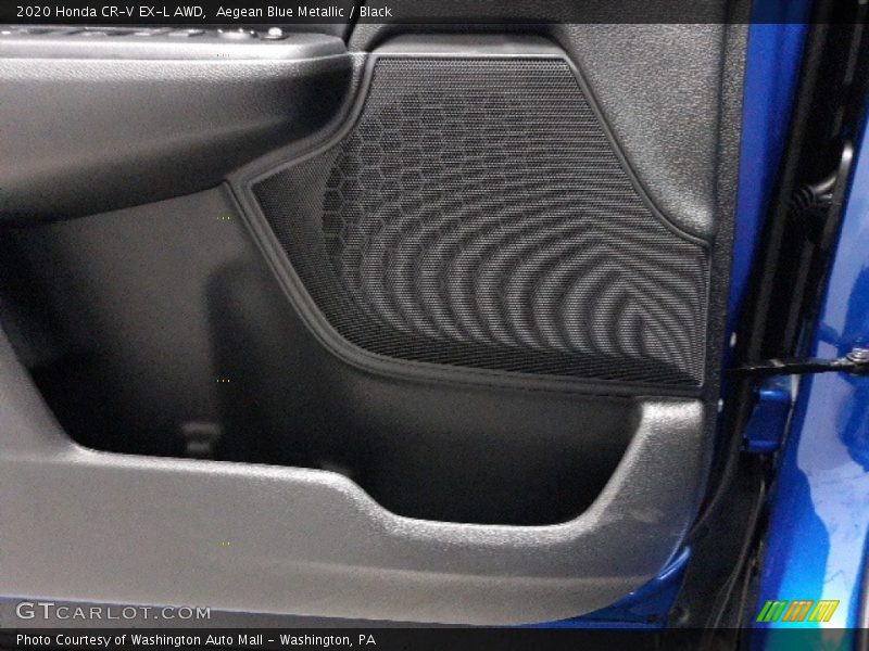 Aegean Blue Metallic / Black 2020 Honda CR-V EX-L AWD