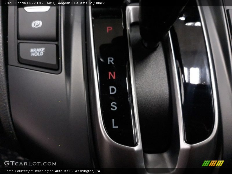 Aegean Blue Metallic / Black 2020 Honda CR-V EX-L AWD
