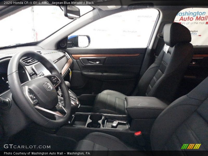 Aegean Blue Metallic / Black 2020 Honda CR-V EX-L AWD