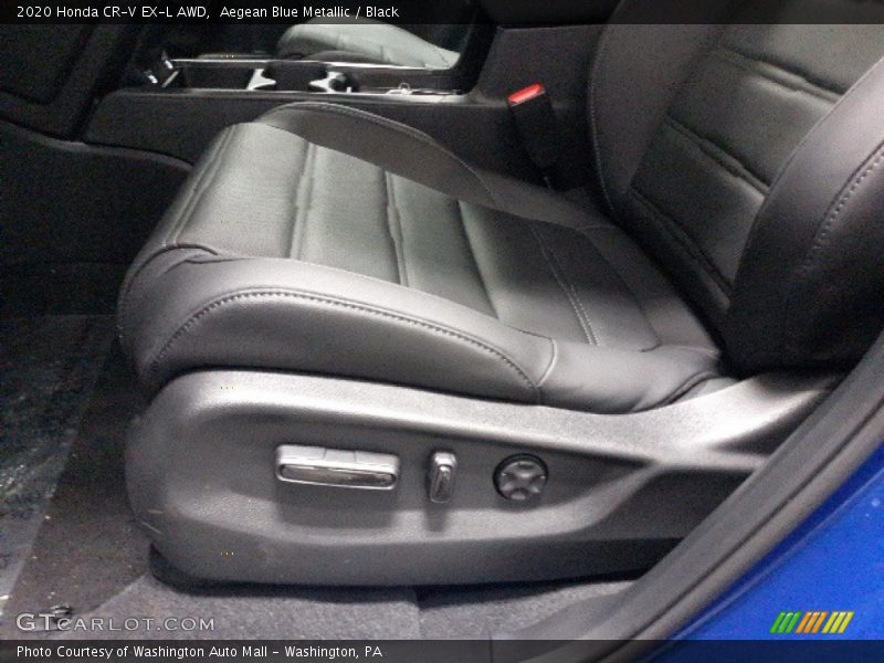 Aegean Blue Metallic / Black 2020 Honda CR-V EX-L AWD
