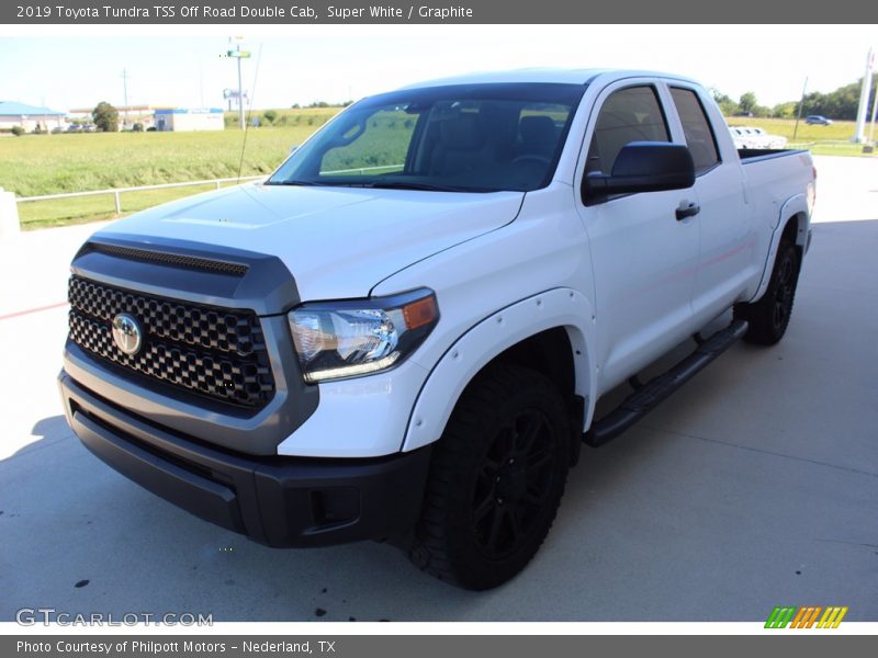 Super White / Graphite 2019 Toyota Tundra TSS Off Road Double Cab