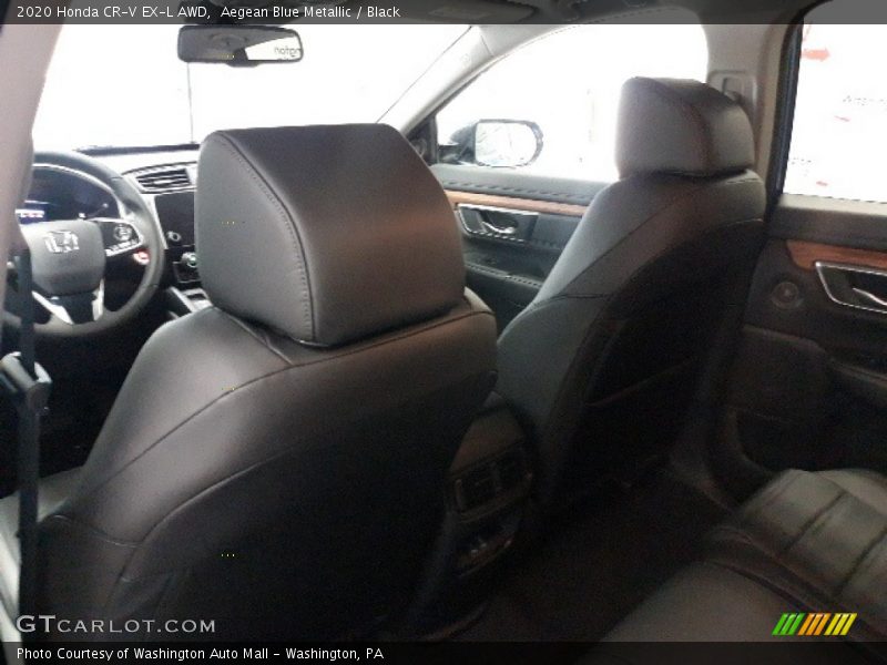 Aegean Blue Metallic / Black 2020 Honda CR-V EX-L AWD