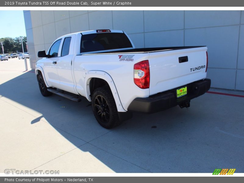 Super White / Graphite 2019 Toyota Tundra TSS Off Road Double Cab