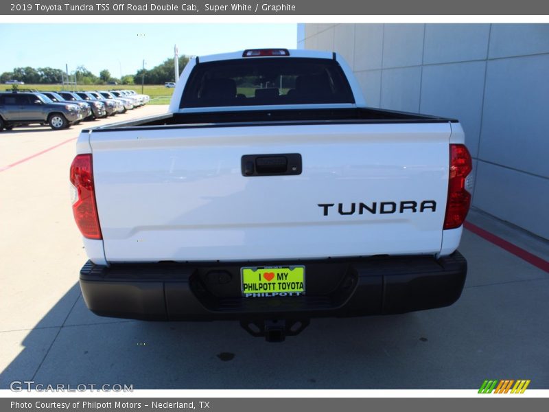 Super White / Graphite 2019 Toyota Tundra TSS Off Road Double Cab
