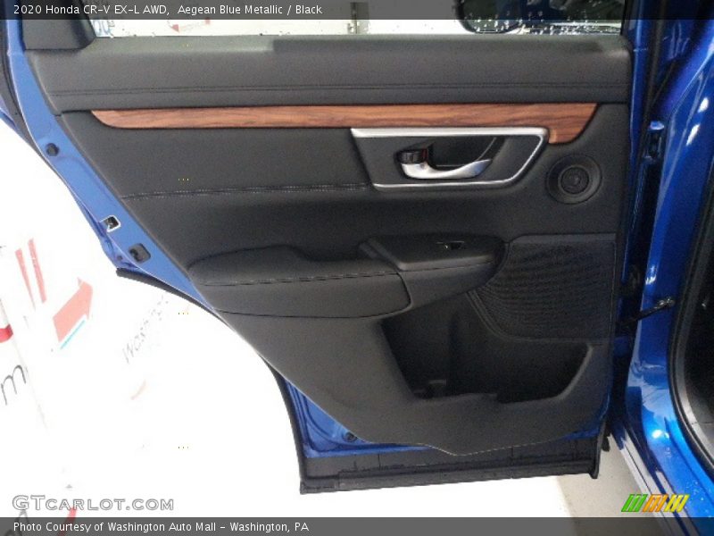 Aegean Blue Metallic / Black 2020 Honda CR-V EX-L AWD
