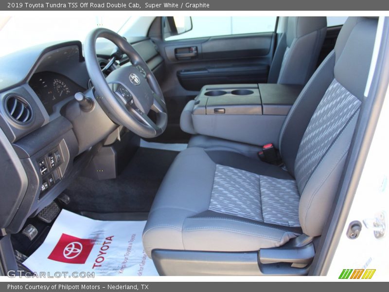 Super White / Graphite 2019 Toyota Tundra TSS Off Road Double Cab