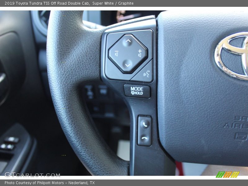 Super White / Graphite 2019 Toyota Tundra TSS Off Road Double Cab