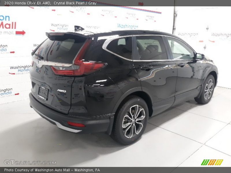 Crystal Black Pearl / Gray 2020 Honda CR-V EX AWD