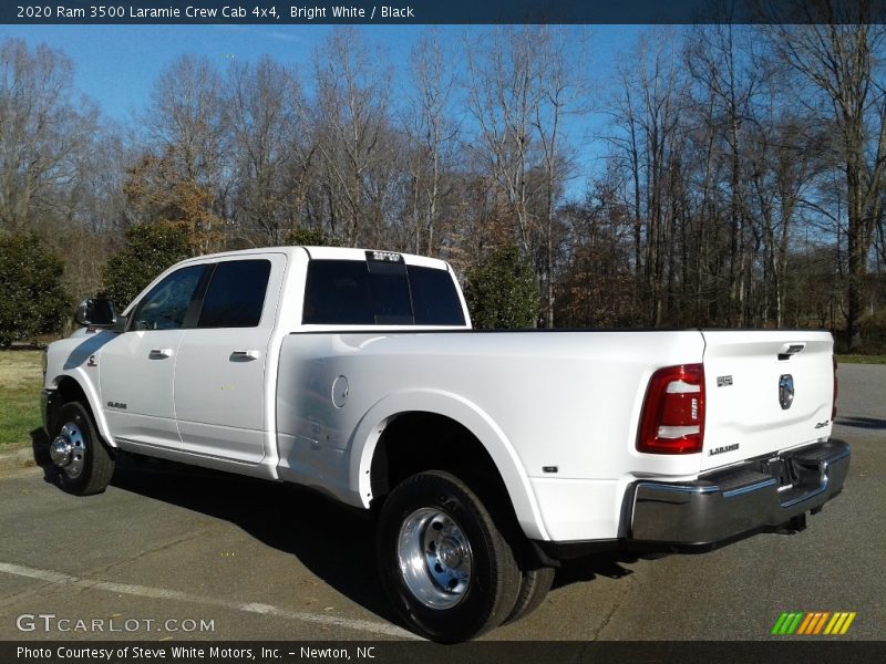 Bright White / Black 2020 Ram 3500 Laramie Crew Cab 4x4