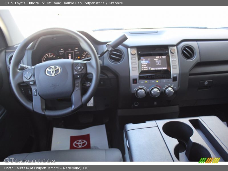 Super White / Graphite 2019 Toyota Tundra TSS Off Road Double Cab