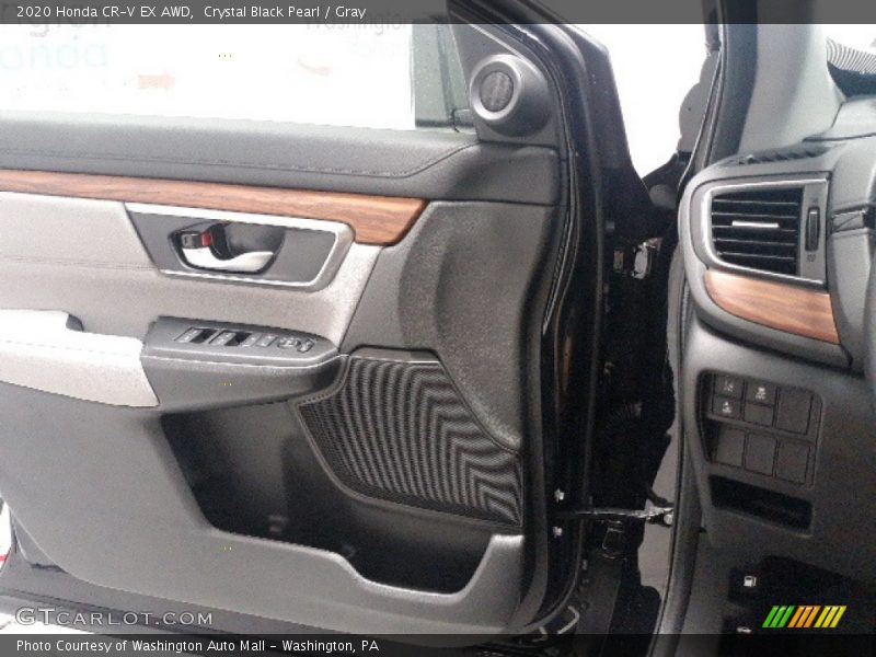Crystal Black Pearl / Gray 2020 Honda CR-V EX AWD