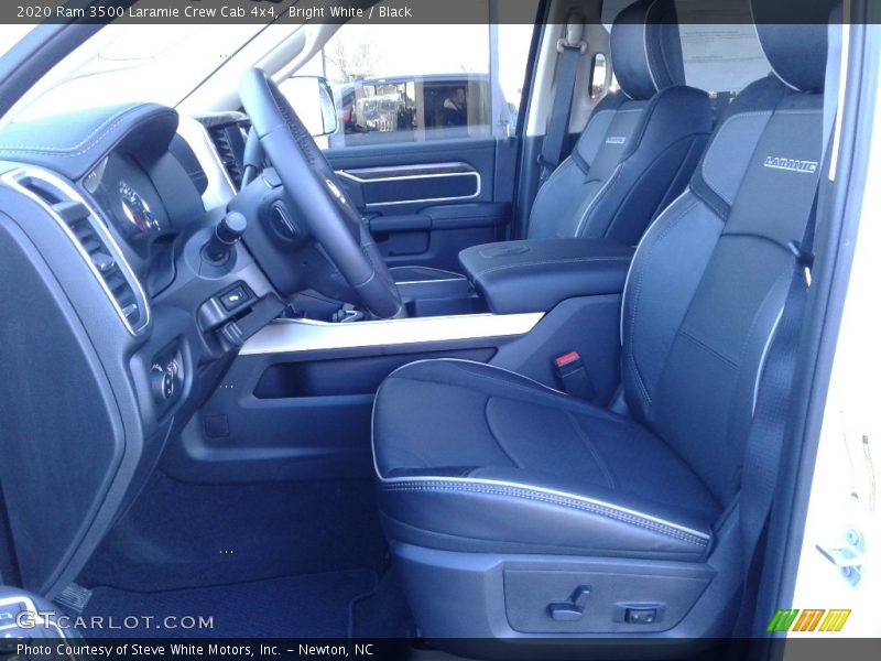 Bright White / Black 2020 Ram 3500 Laramie Crew Cab 4x4
