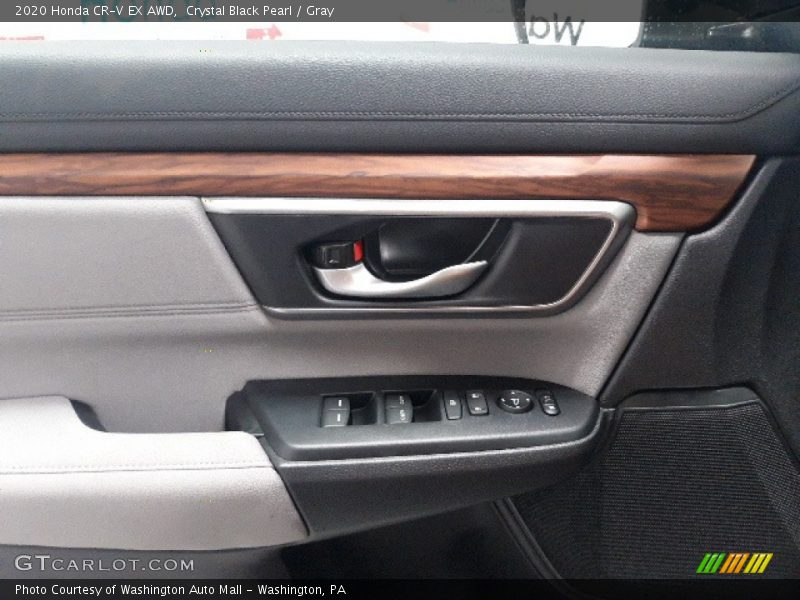 Crystal Black Pearl / Gray 2020 Honda CR-V EX AWD