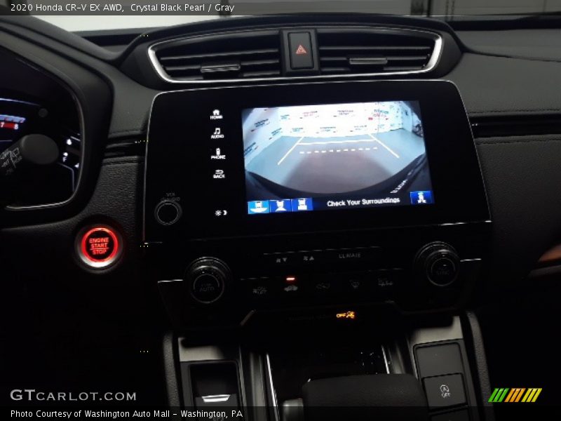 Crystal Black Pearl / Gray 2020 Honda CR-V EX AWD