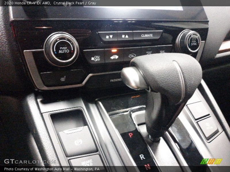 Crystal Black Pearl / Gray 2020 Honda CR-V EX AWD