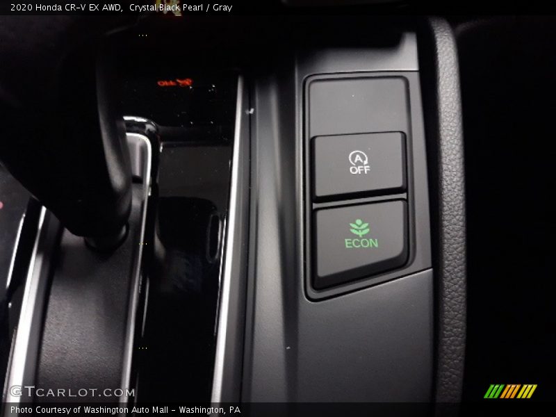 Crystal Black Pearl / Gray 2020 Honda CR-V EX AWD