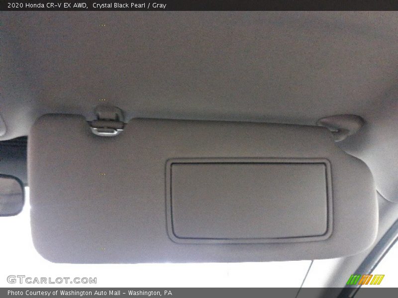 Crystal Black Pearl / Gray 2020 Honda CR-V EX AWD
