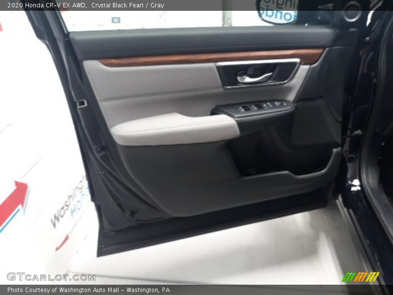 Crystal Black Pearl / Gray 2020 Honda CR-V EX AWD