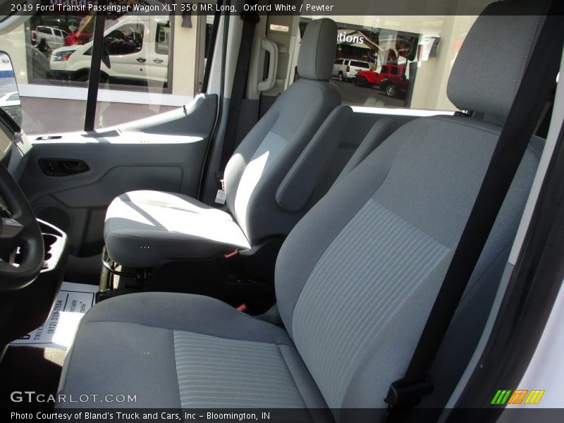 Oxford White / Pewter 2019 Ford Transit Passenger Wagon XLT 350 MR Long