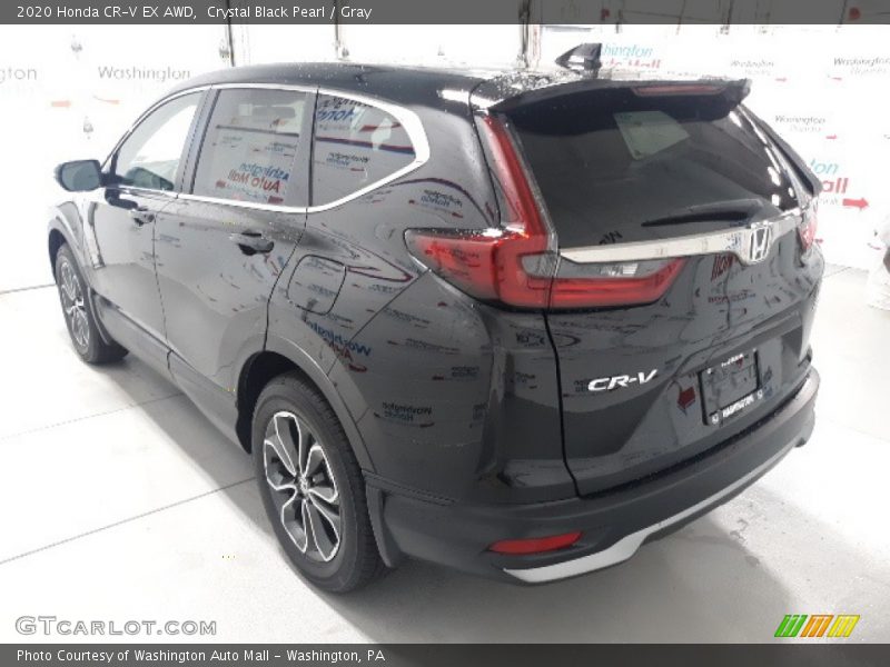 Crystal Black Pearl / Gray 2020 Honda CR-V EX AWD