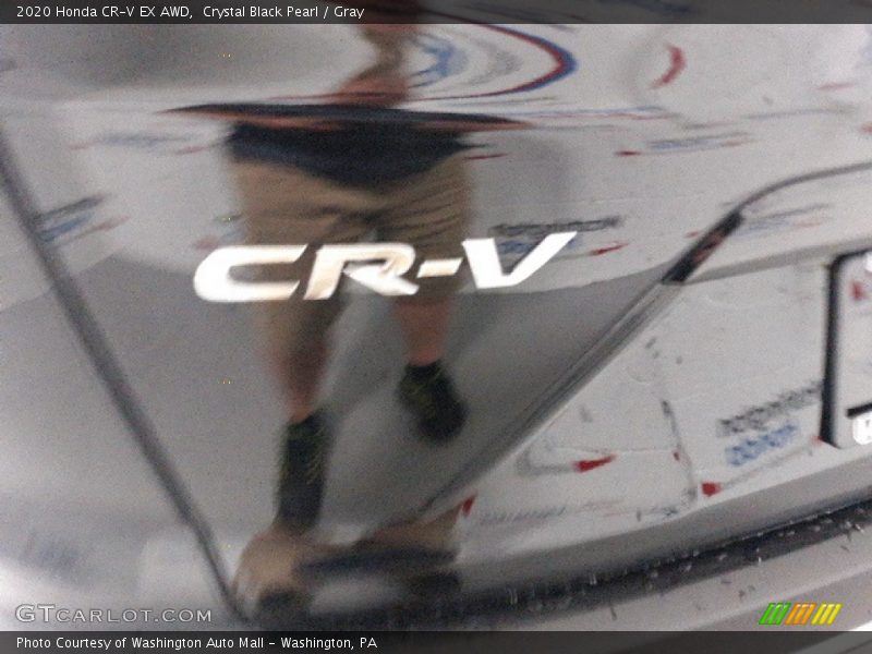 Crystal Black Pearl / Gray 2020 Honda CR-V EX AWD