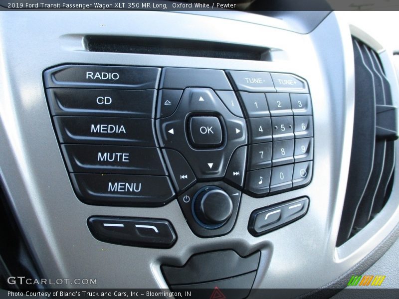 Oxford White / Pewter 2019 Ford Transit Passenger Wagon XLT 350 MR Long